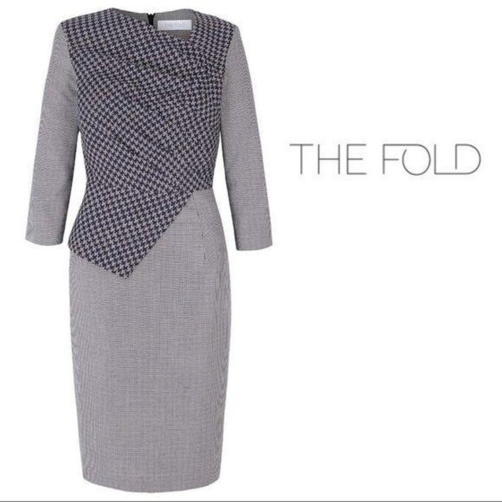 THE FOLD London Houndstooth Dress 4
